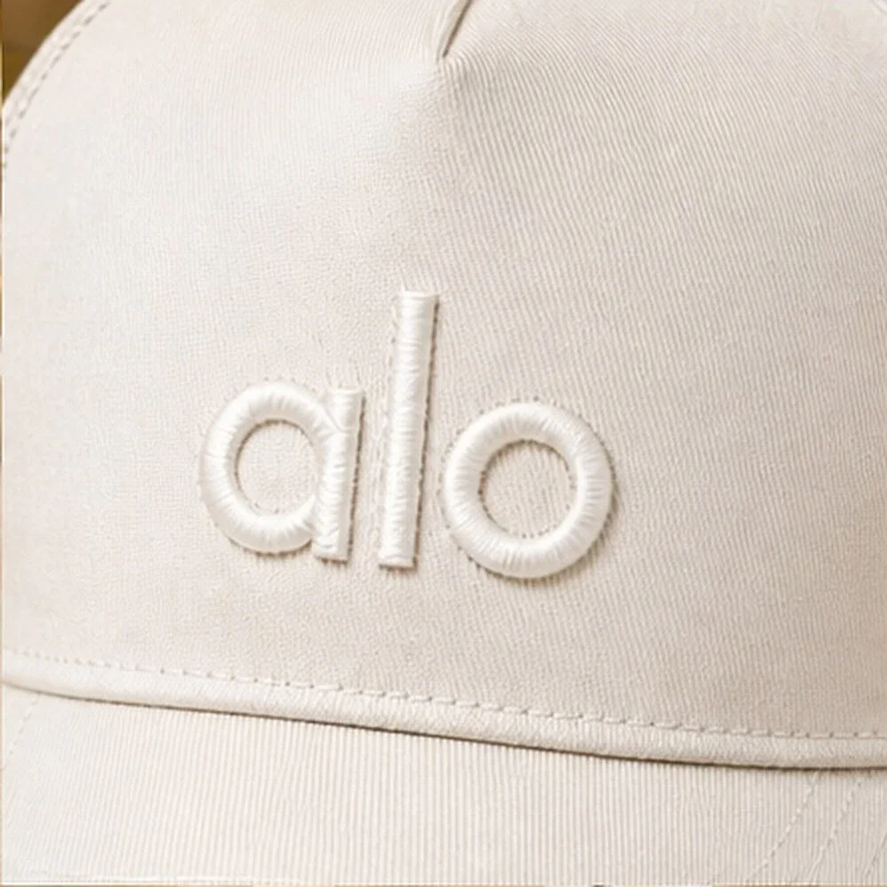ALO Yoga Classic Ivory Athletic Style Mesh Cap